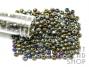 Size 6-0 Seed Beads - Opaque Metallic Pewter Iris